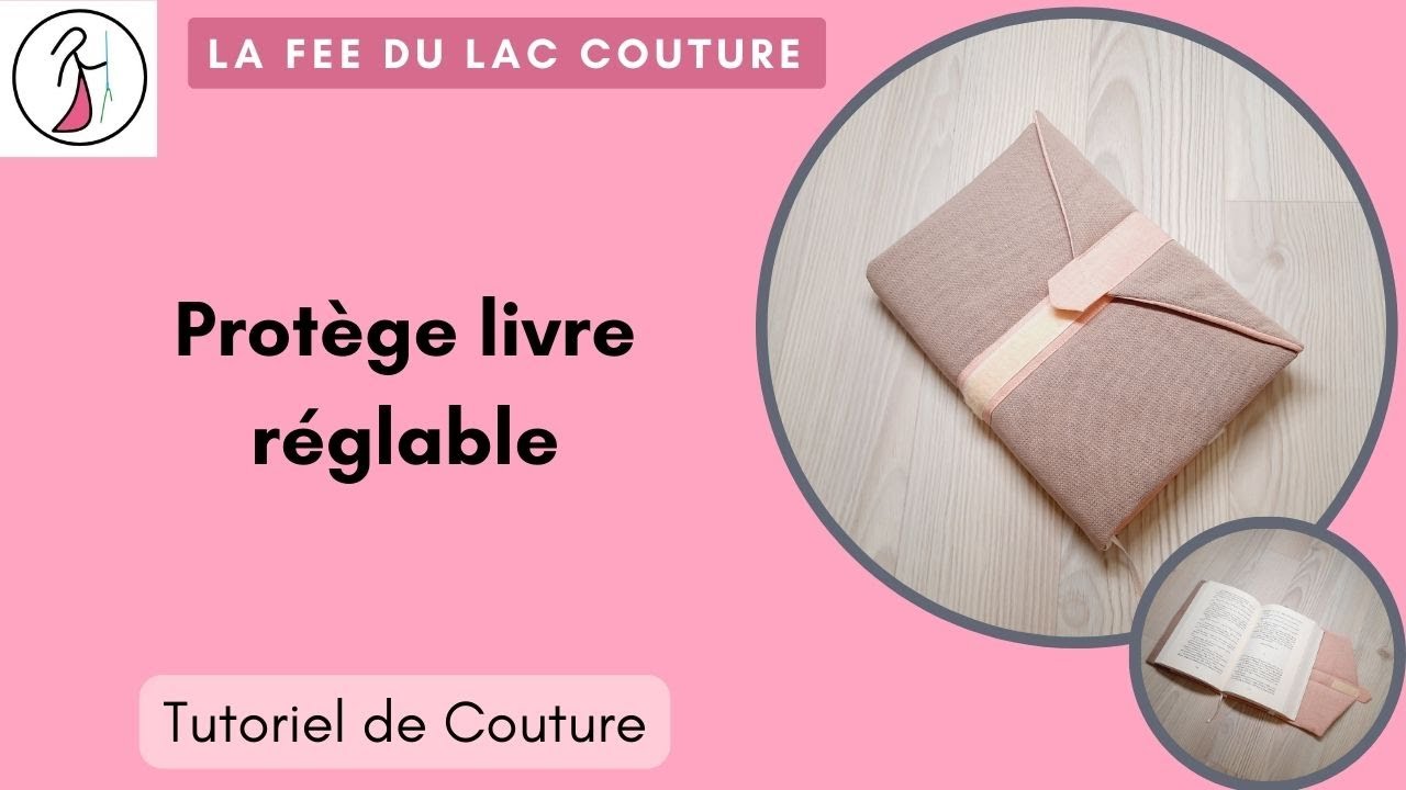 Tutoriel de couture: protège livre réglable pour les vacances, et le reste de l'année 😎⛱️