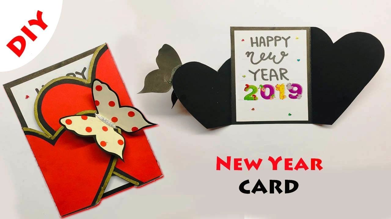 Greeting Cards Latest Design Handmade | DIY Happy New Year Card Design 2019 | #45