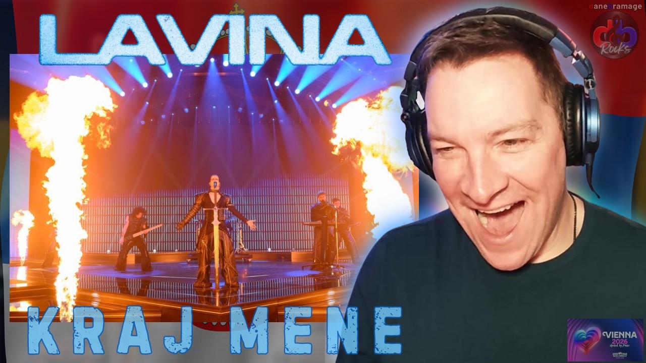 Страсть к прогрессивному металу! Американец реагирует на выступление LAVINA - Kraj Mene 🇷🇸 Сербия...