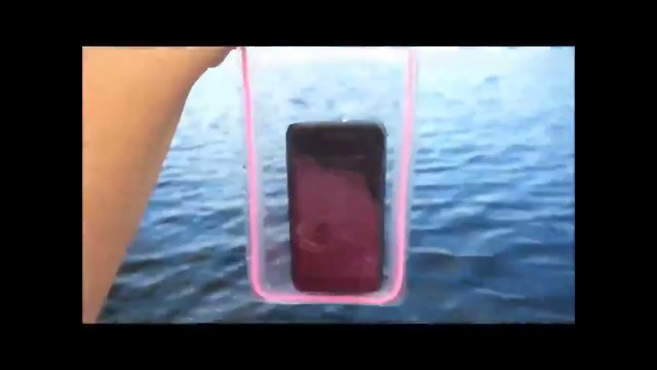 Bolsa Capa Prova D'&aacute;gua Para Celular Universal Imperme&aacute;vel