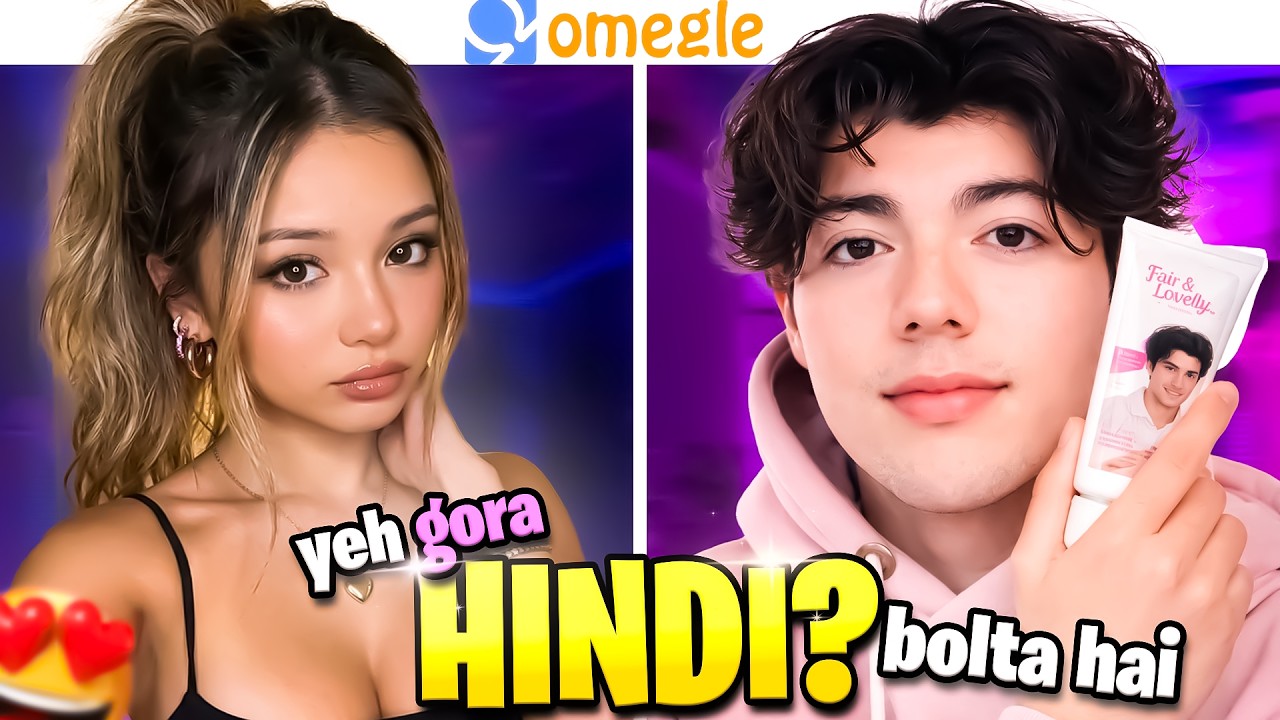 (REUPLOAD)Unexpected HINDI Speaker on Omegle | Prank Reactions