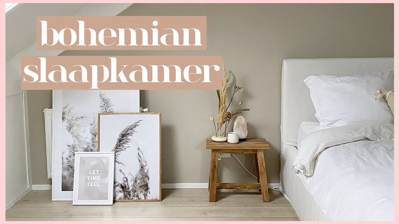 ROOMTOUR van onze ZOLDER SLAAPKAMER | Bohemian / Scandinavisch interieur | Wil & Tien