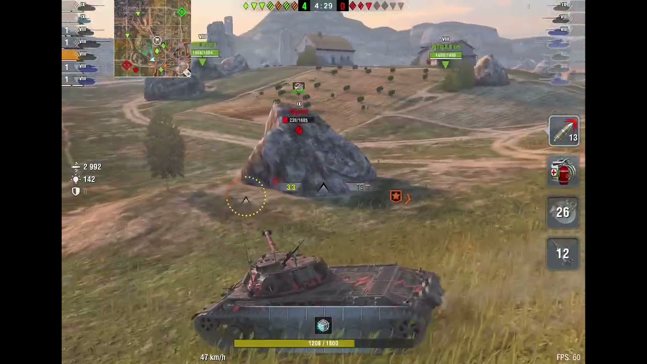 World of Tanks Blitz 53TP Gameplay