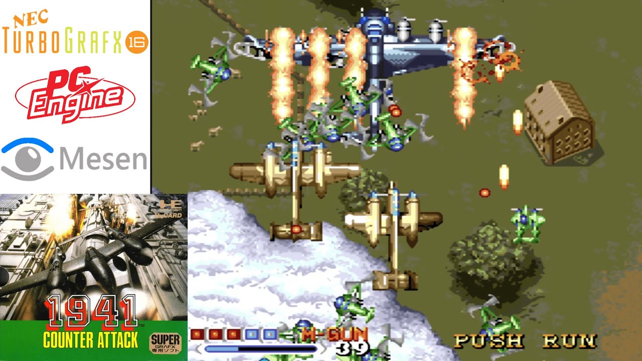 1941: Counter Attack (1991) NEC TurboGrafx-16 / PC Engine Gameplay in HD (Mesen)