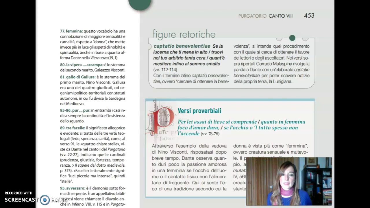 Canto VIII del Purgatorio (terza parte)