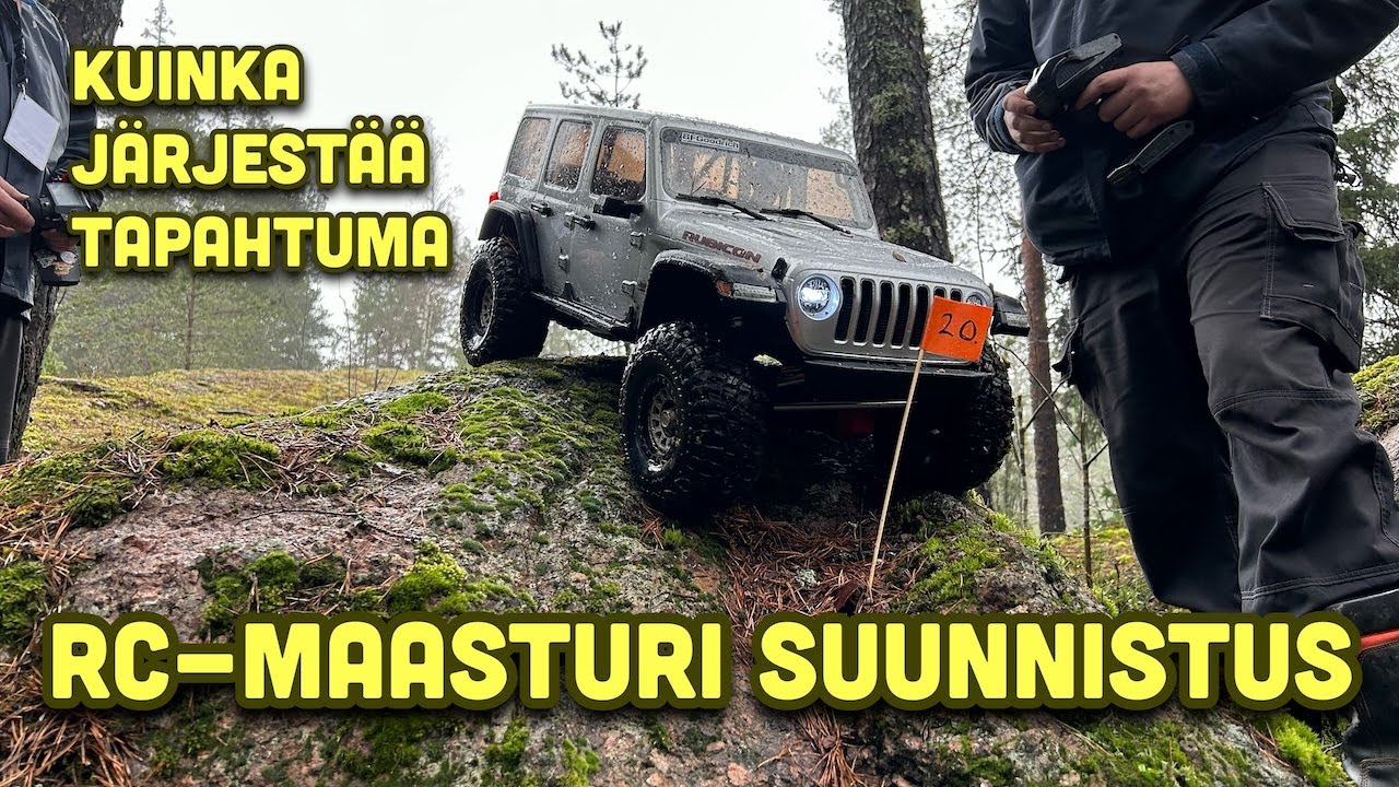 RC-maasturi SUUNNISTUS Kotka - Kuinka järjestää yleinen ajotapahtuma