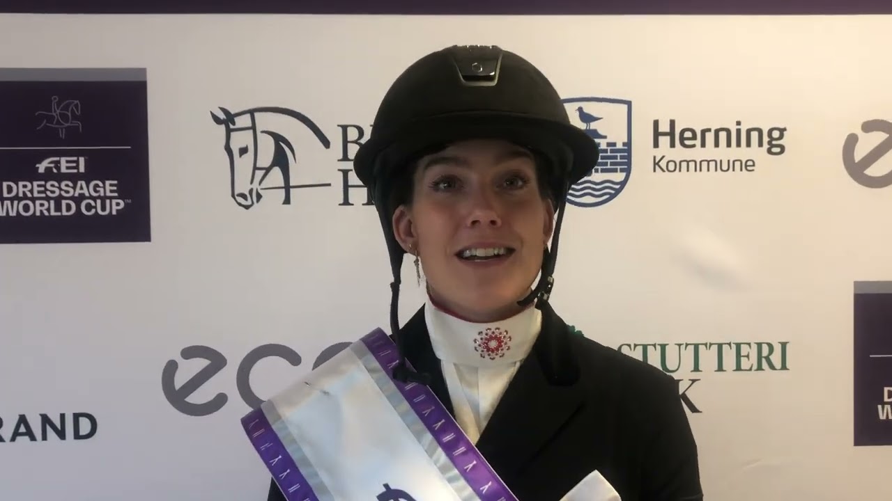 Vinder af World Cup Herning: Cathrine Laudrup-Dufour