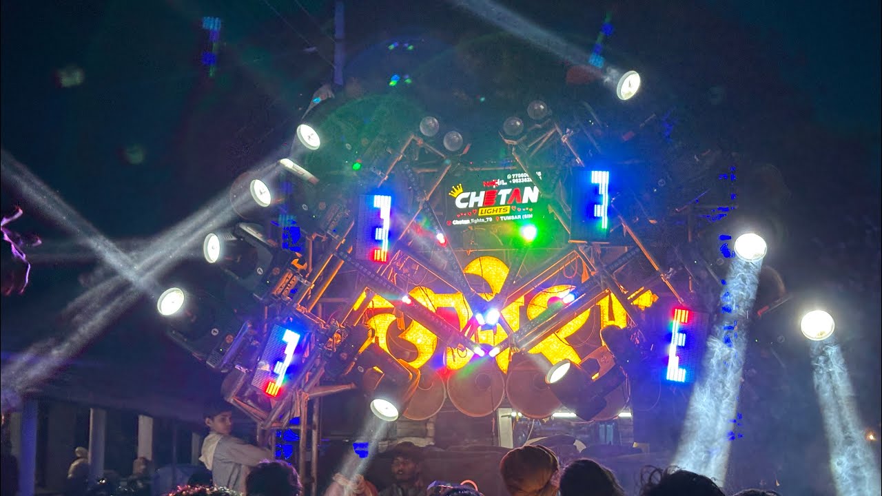 Bhagwa rang Dj song chetan lights #viral #viralvideo #dj #dance #trending 