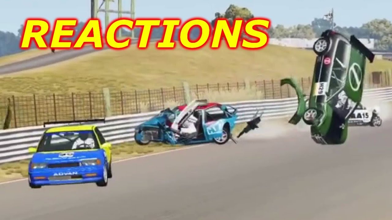 ВЫБЕРИ КРАСНЫЙ, СЕЙЧАС! | Реакции на аварии BeamNG.drive