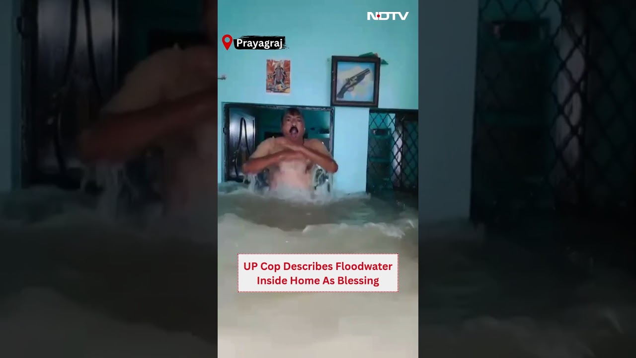 UP Cops Describes Water Inside Home As Blessing