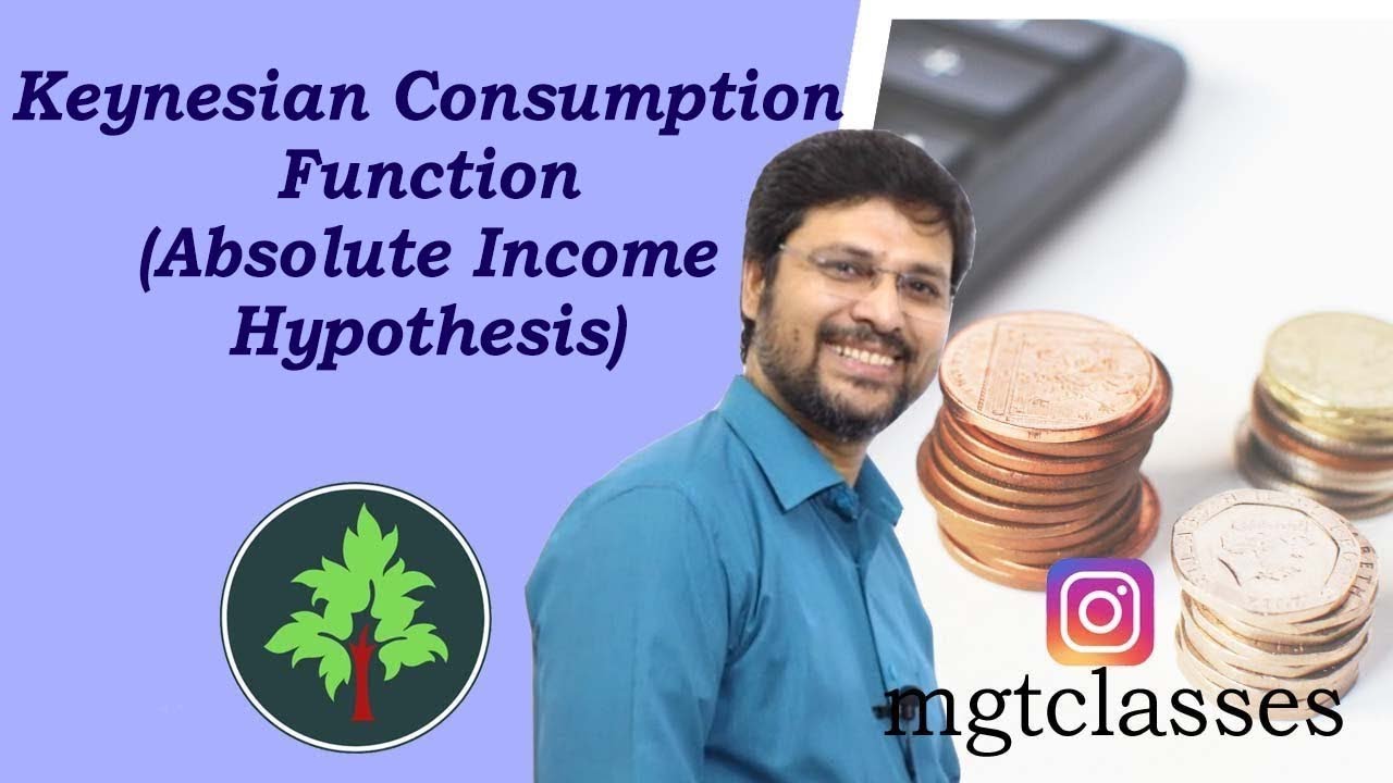 Keynesian Consumption Function (Absolute Income Hypothesis) in Hindi