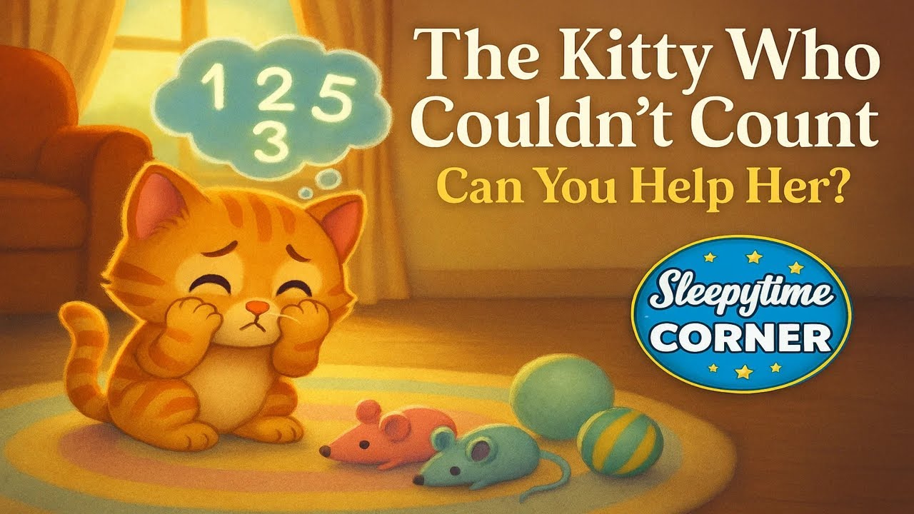 Bedtime Story for Kids: The Kitten Who Couldn&rsquo;t Count | Purrfect Calming Tale for Toddlers to Sleep!