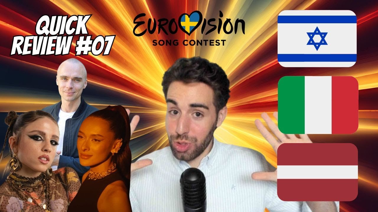 FINAL REVIEW #07 | ISRAEL 🇮🇱 ITALY 🇮🇹 LATVIA 🇱🇻 | EUROVISION 2024 Final Reaction & Analysis