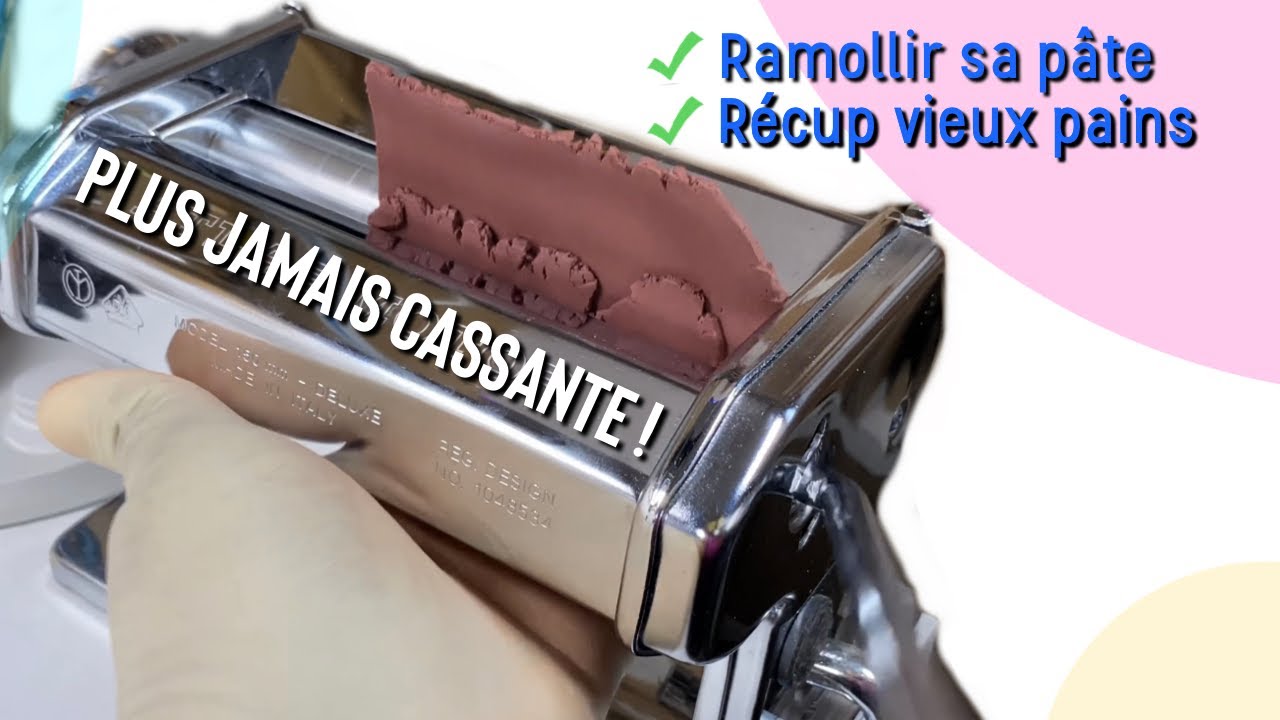 Comment ramollir conditionner et sauver de vieux pains de pâte polymère.
