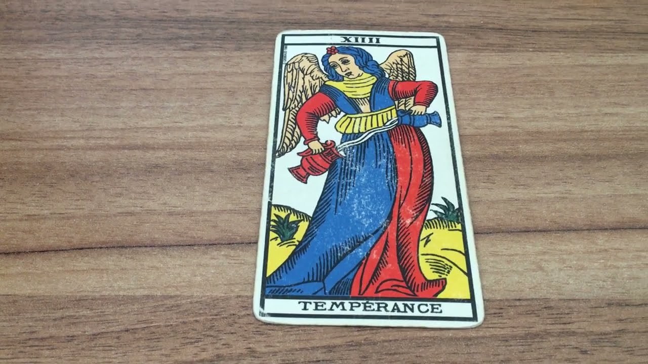 Comment apprendre la carte tempérance du tarot de Marseille en quelques minutes