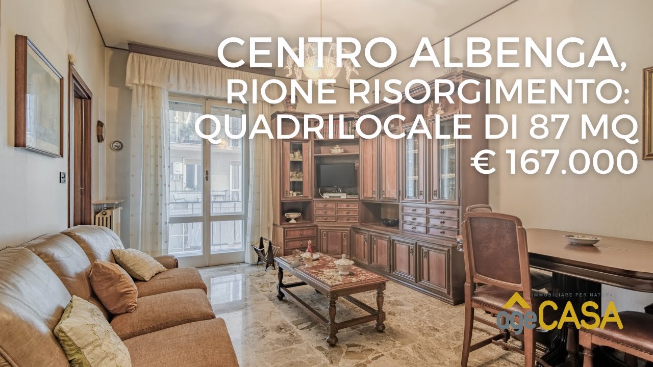 Appartamento 87 mq in centro ad #albenga con ascensore e box | A pochi passi dal mare #casainvendita