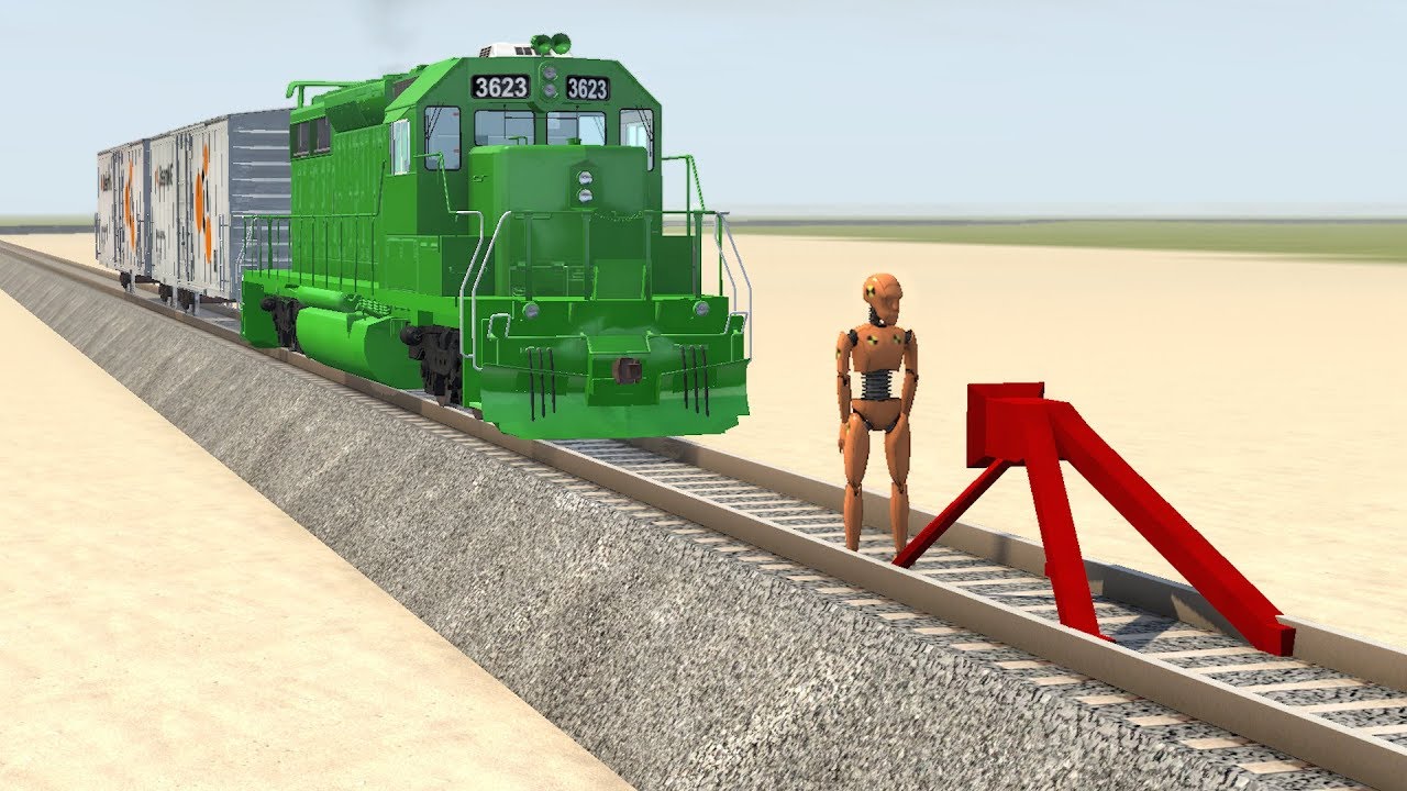 Train Misfortunes #1 - beamng drive