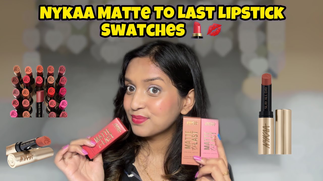 Nykaa Matte To Last Bullet Lipsticks | Honest Review + Lip Swatches of 4 Shades