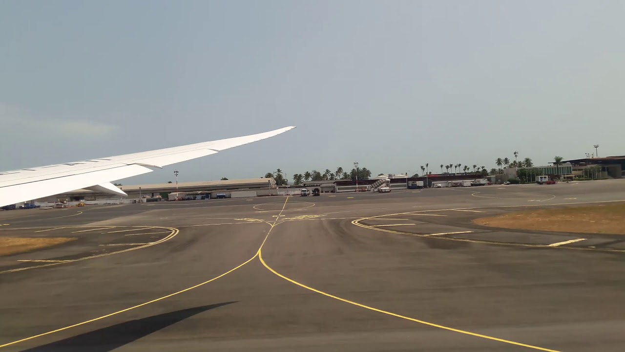 Ethiopian Airlines B787 dreamliner  takeoff Libreville to Addis Abeba