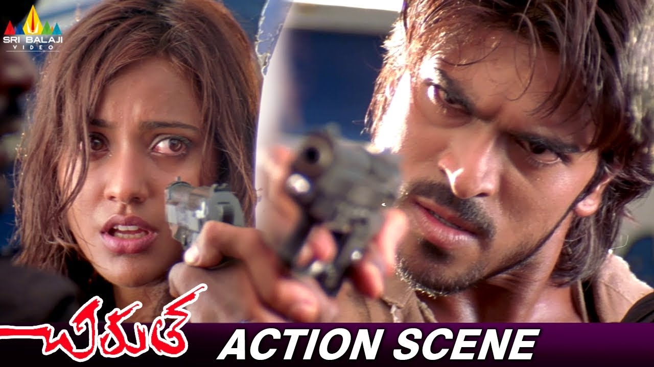 Ram Charan Saves Neha Sharma From Daniel Balaji | Chirutha Movie Action Scenes @SriBalajiMovies