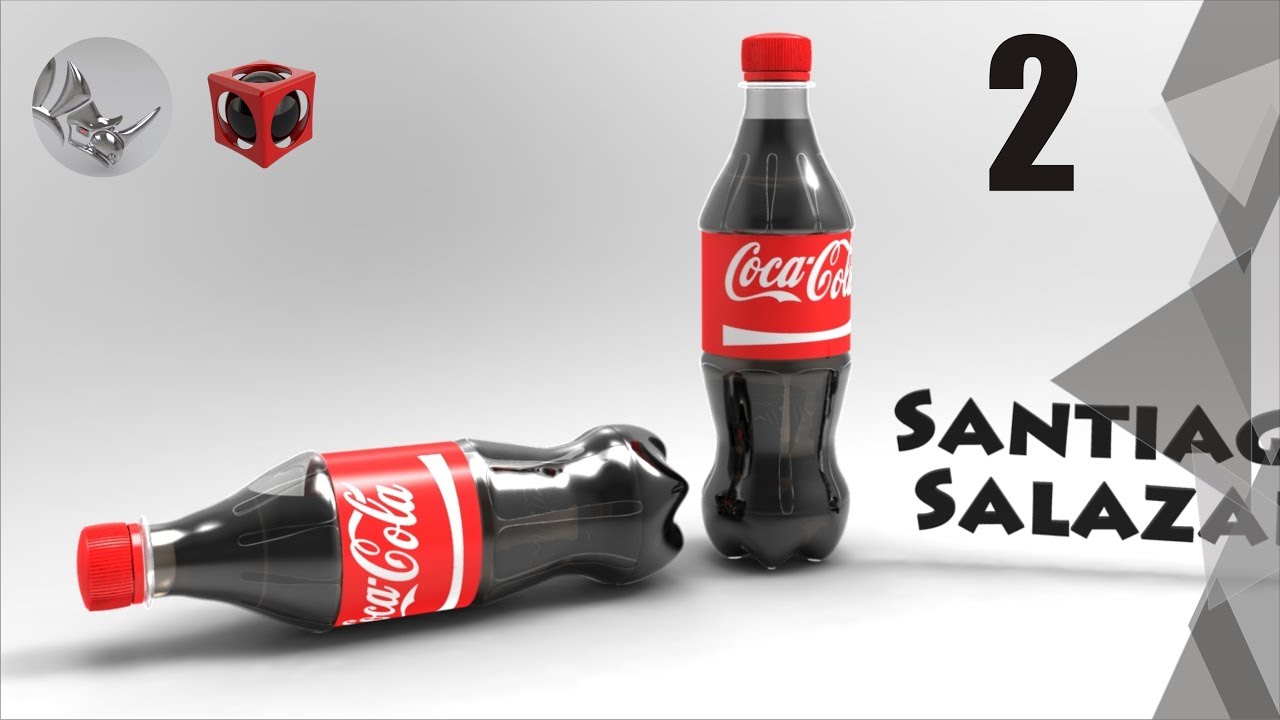 Tutorial Rhino 3D | Modelar Botella de Coca Cola (2/8)