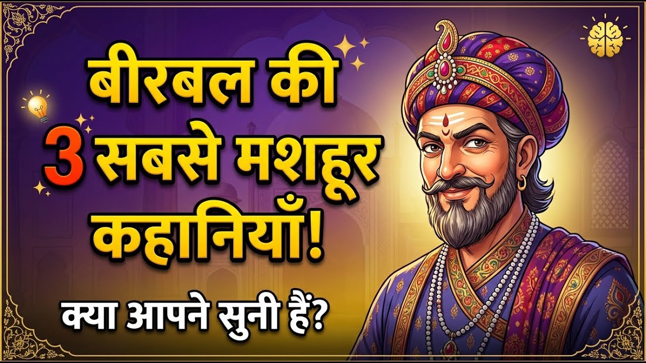 अकबर बीरबल की 3 सबसे मजेदार कहानियाँ | Akbar Birbal Stories in Hindi