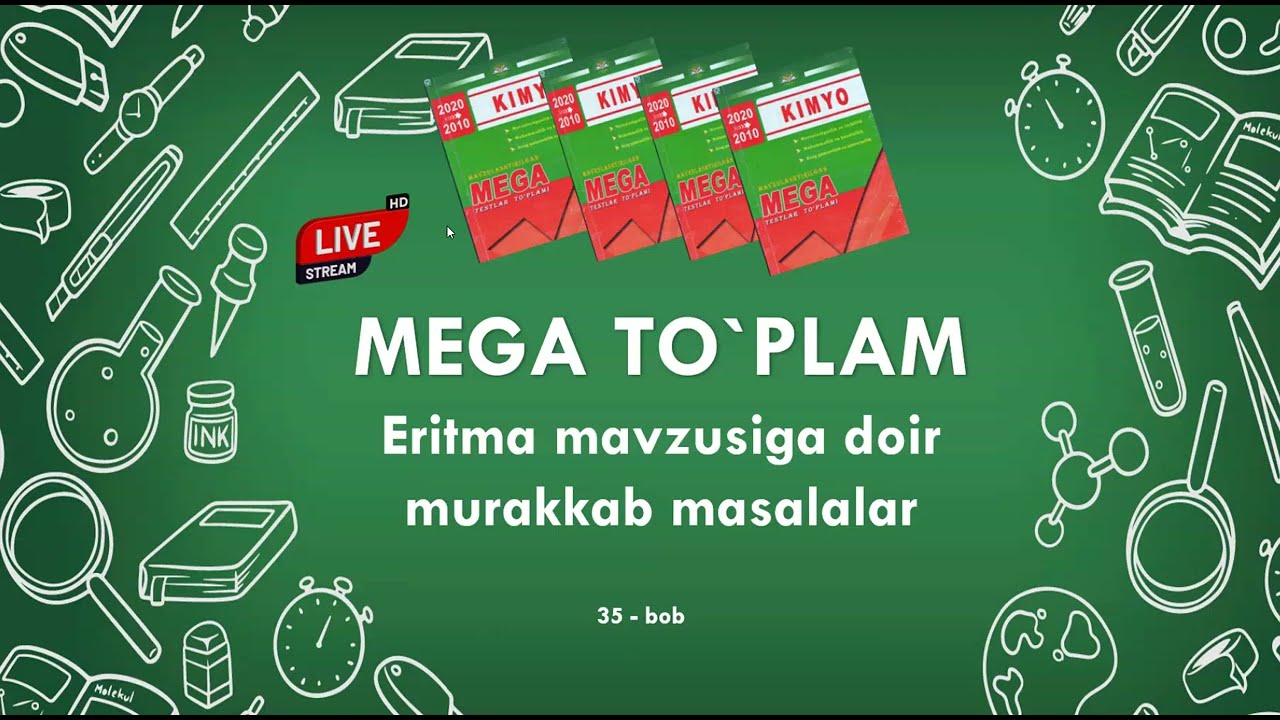 Mega to`plamining 35 - bobi "Eritma mavzusi bo`yicha.