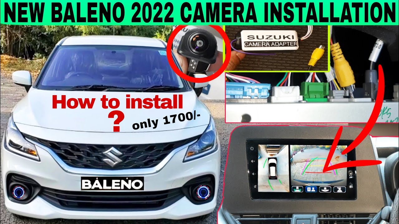 NEW BALENO 2022 REAR CAMERA INSTALLATION/#maruti #caraccessories  #carmodification @motoroctane