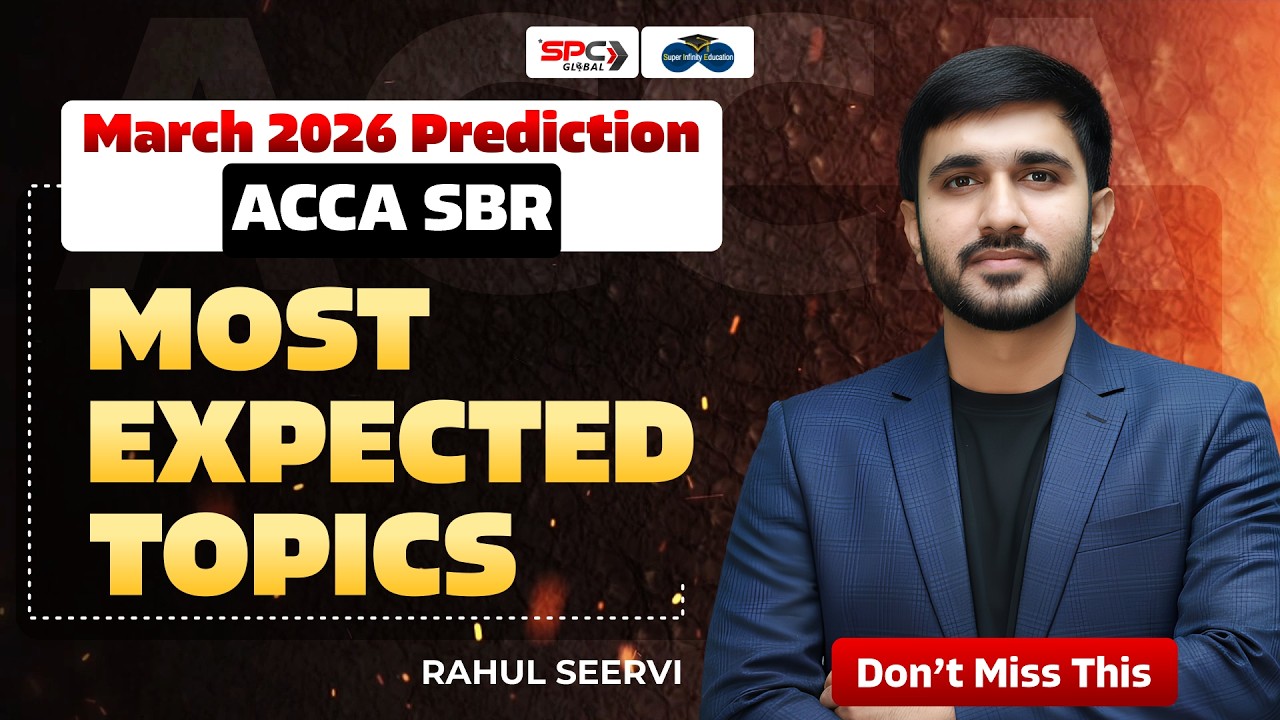 Прогноз на экзамен ACCA SBR в марте 2026 года 🔥 Наиболее ожидаемые темы | Не пропустите!