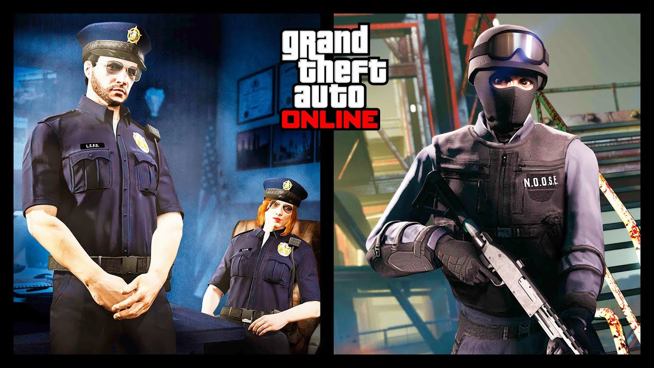 Костюм нуповца и форма полицейского в GTA Online