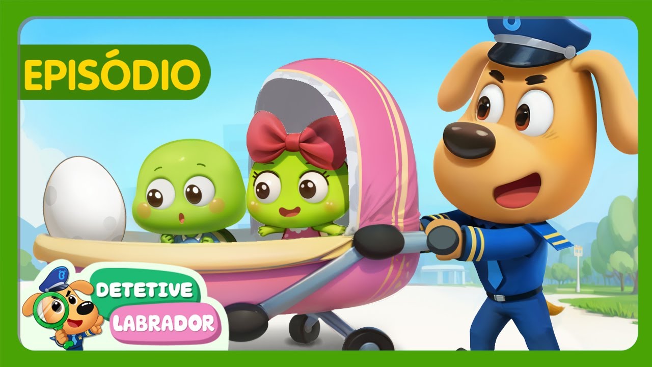 🐢 A Aventura do Ovo🥚 Historinha Engraçada 📗 NOVO Episódio do Detetive Labrador 🔍 Desenho Animado