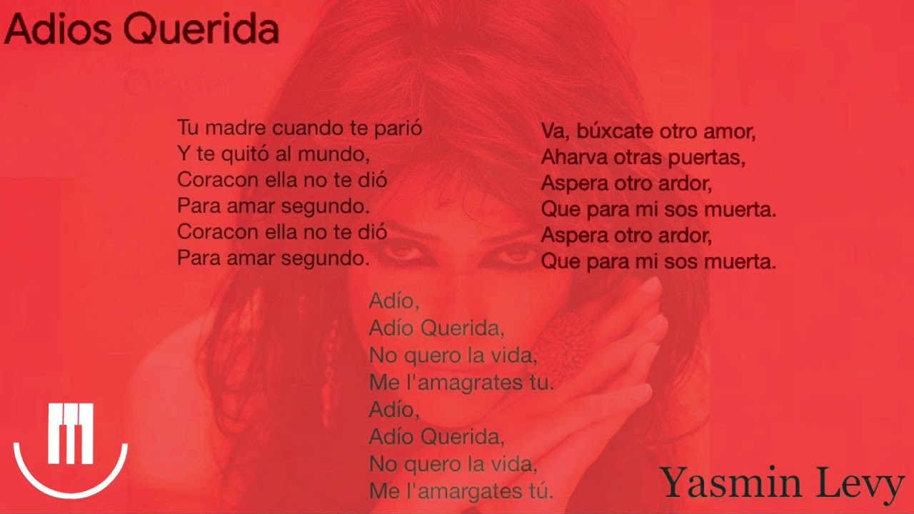 ADIOS QUERIDA [ Yasmin Levy ]