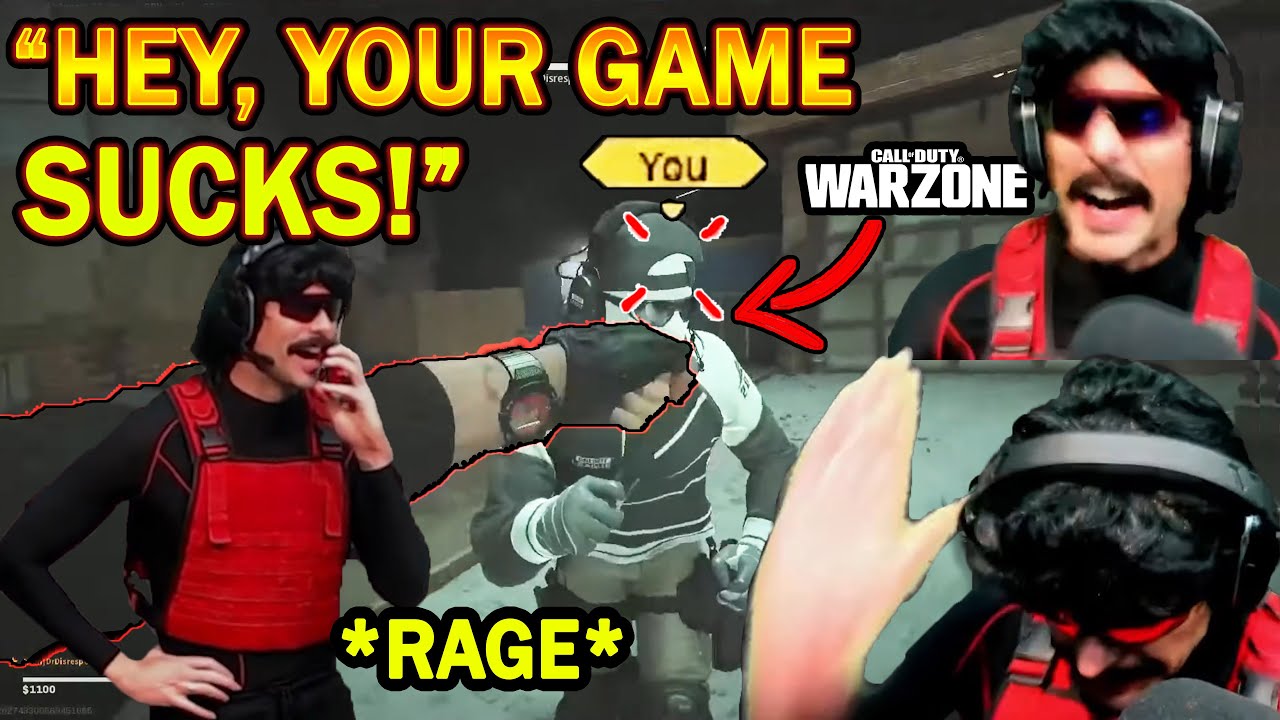 DrDisrespect SLAMS DESK & Calls Warzone's HEAD DESIGNER in RAGE at New Gulag! + INTENSE Warzone Game