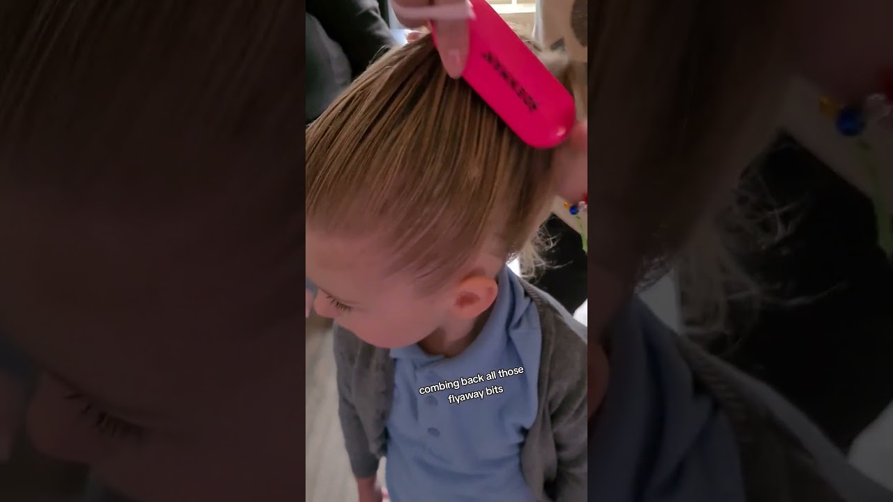Wax stick for taming flyaways in childrens hair 