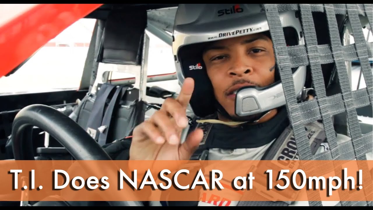 T.I. DOES NASCAR AT 150 MPH!