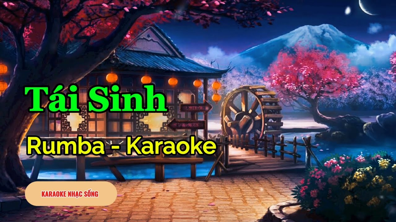 Tái Sinh - Karaoke Rumba Nhạc Sống Tone Nữ Beat Chuẩn Dễ Hát | Karaoke Nhạc Sống