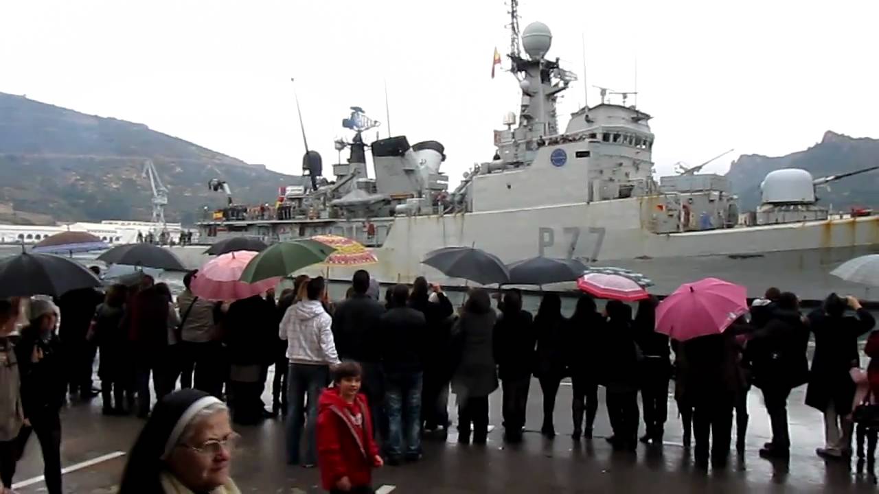 llegada a cartagena del patrullero infanta cristina.MOV