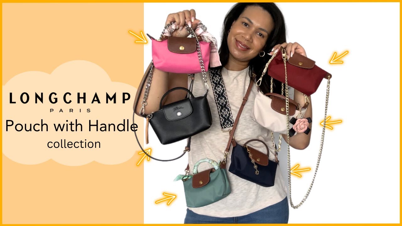 ❌ WHY I'm LETTING GO my LONGCHAMP POUCHES!  || Le Pliage Pouch with Handle Collection