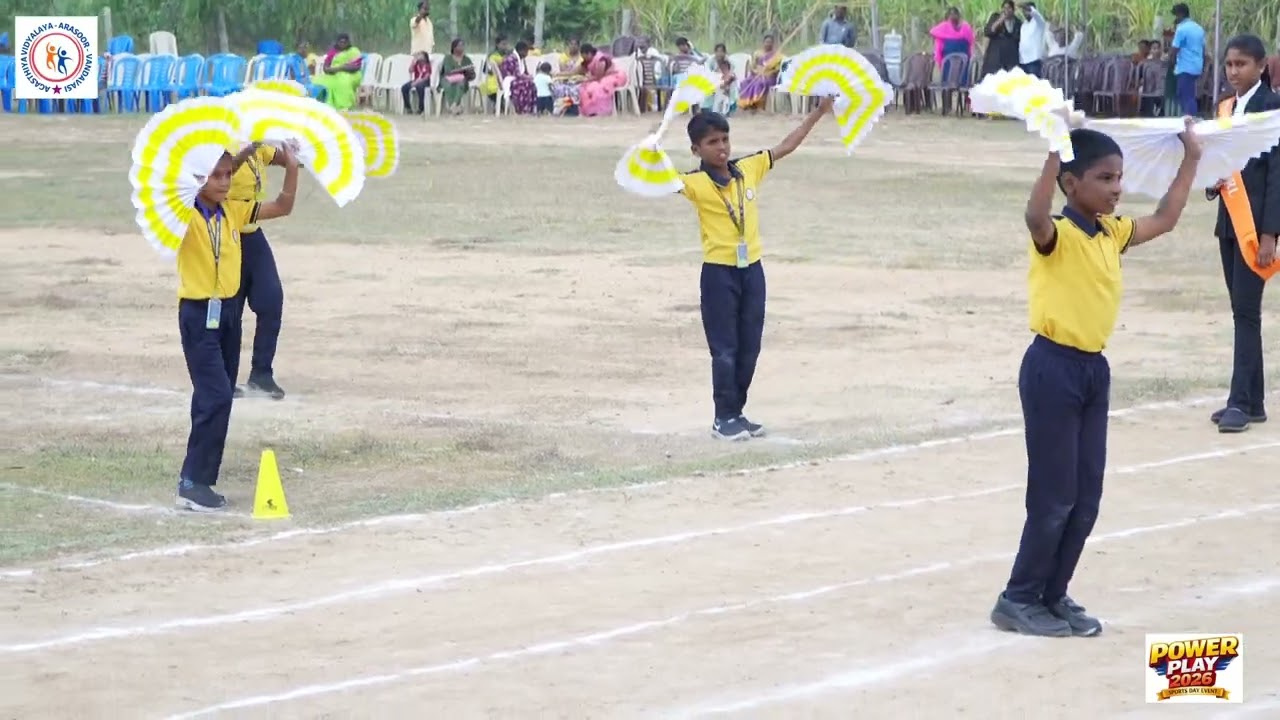 FAN DRILL 3,4,5 | ANNUAL SPORTS DAY – POWER PLAY | AGASTHIYA VIDYALAYA CBSE