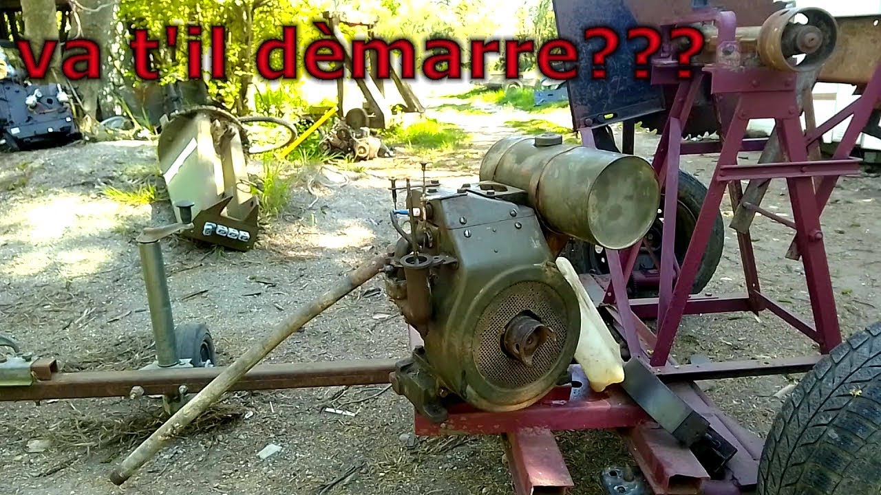 ancien moteur brigg et stratton (~1950~) Épisode 2: va t'il démarré???