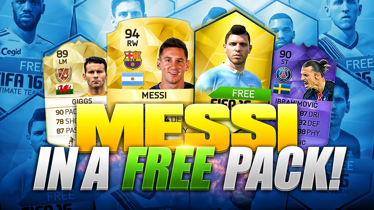 MESSI IN A FREE PACK!