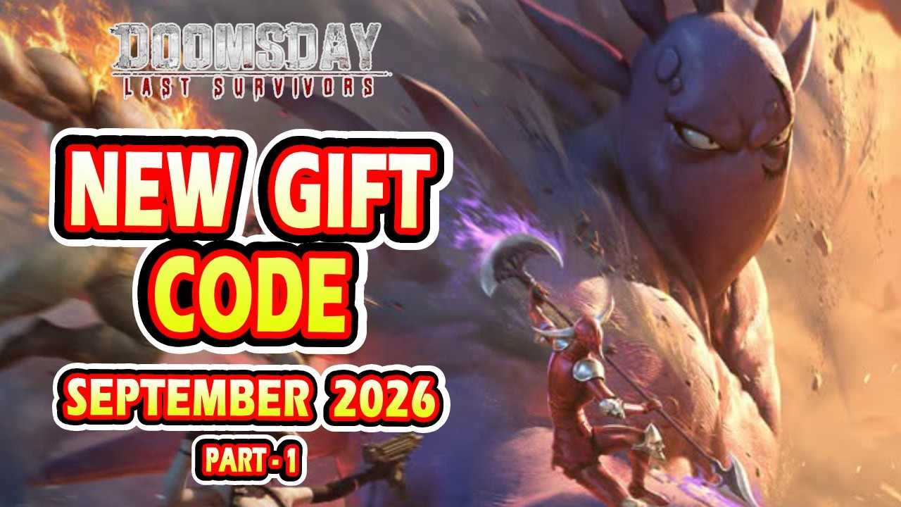 Doomsday New Gift Code | Doomsday Last Survivors New Gift Code September 2026 (Part-1)