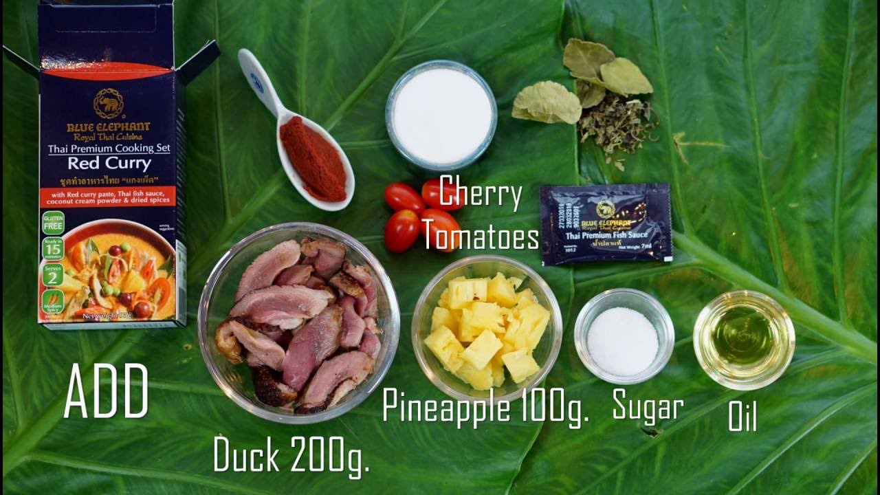 Thai Duck Red Curry - Blue Elephant Cooking Set