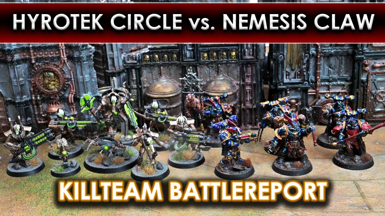 Hyrotek Circle (Necrons) vs. Nemesis Claw (Nightlords) - Killteam 2024 Battlereport