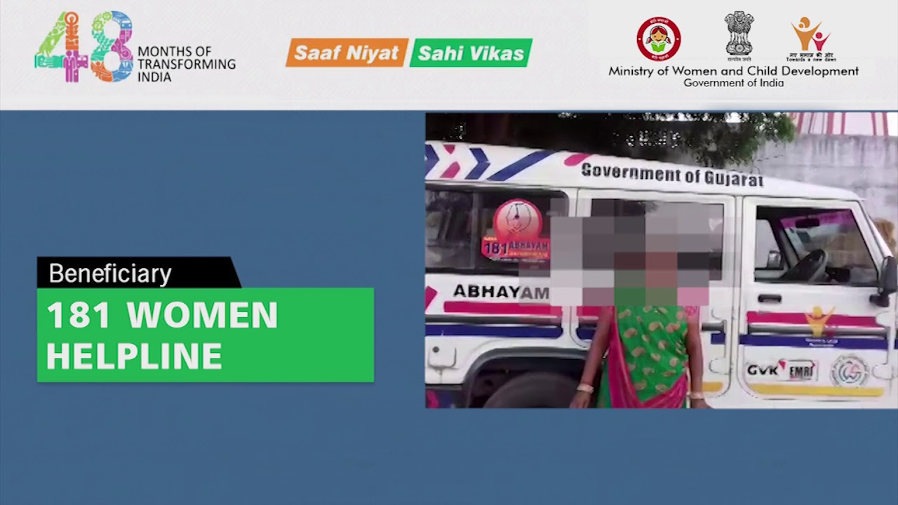 48 Months of Transforming India - 181 Women Helpline 8