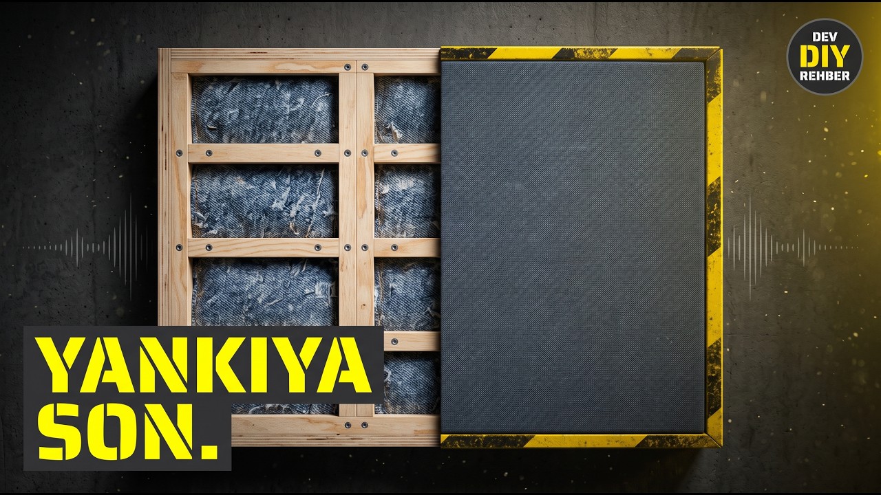 AKUSTİK PANEL NASIL YAPILIR? (Ev Stüdyosu için Ses Yalıtımı)