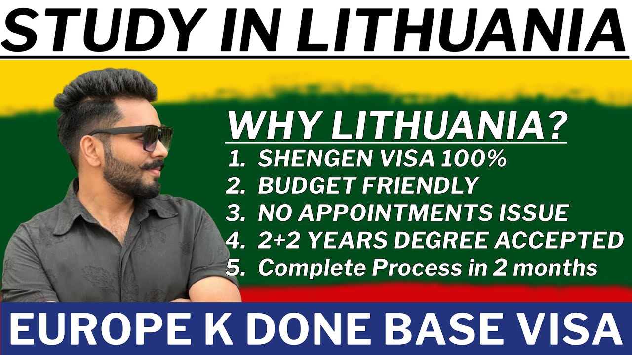 Study in Lithuania: Step-by-Step Guide | Lithuania Study Visa Process100% visa ratio #lithuania