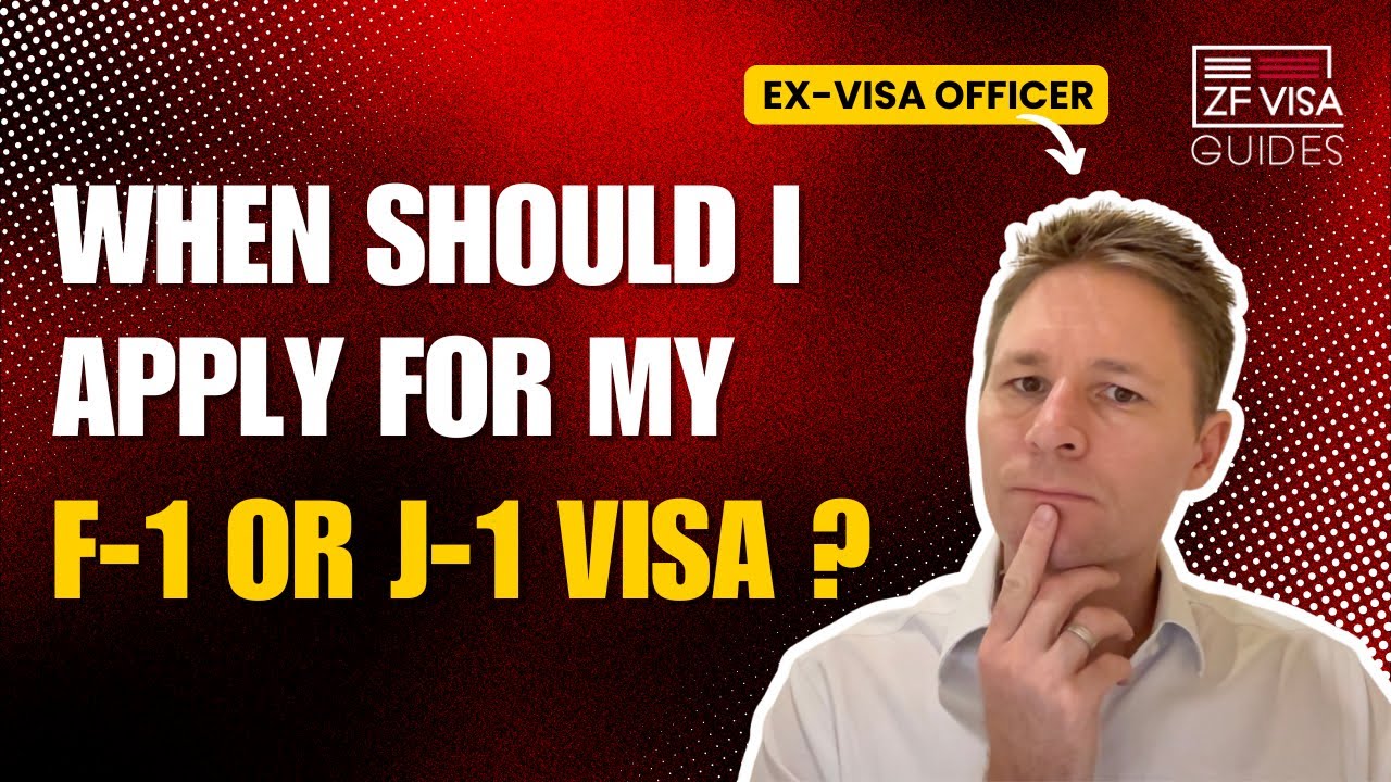 When Should I Apply for my F-1 or J-1 Visa?