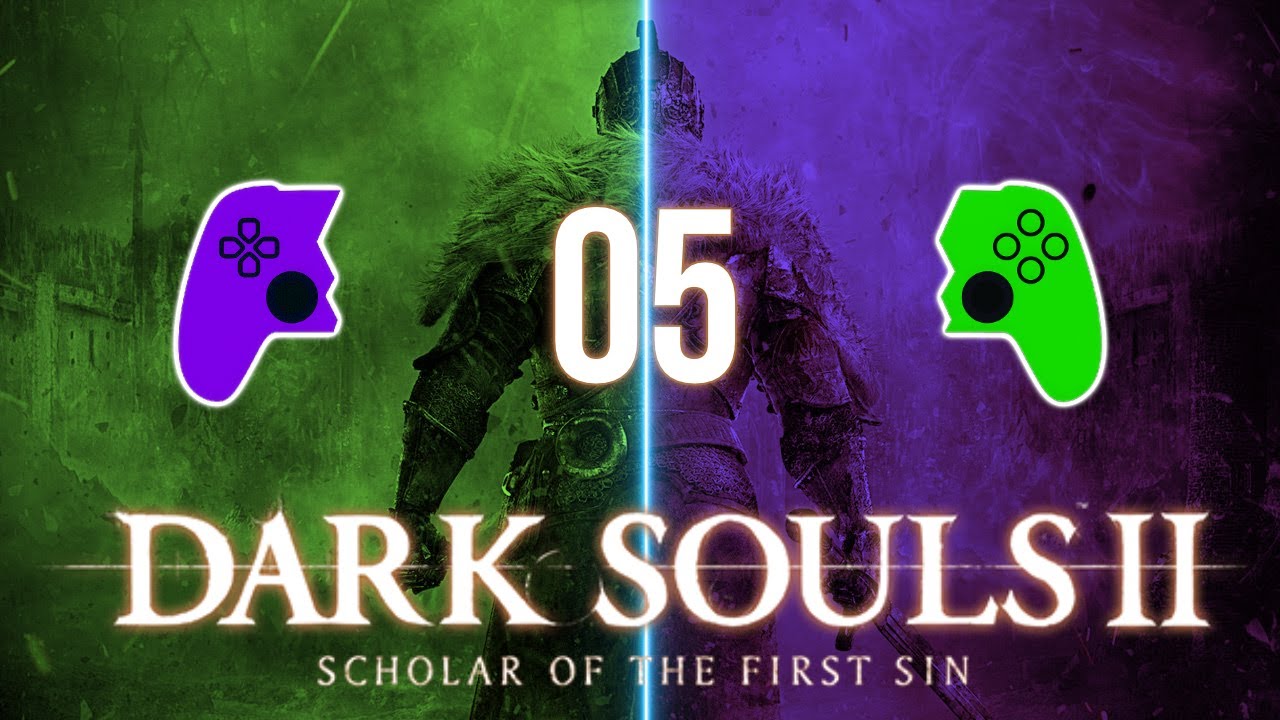 Dark Souls 2 RETO: 2 jugadores - 1 mando | Centinela de Ruinas | Día 05