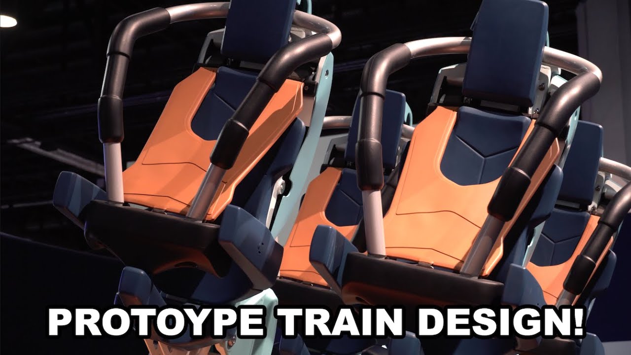 Pipeline The Surf Coaster Train Reveal IAAPA 2022 SeaWorld Orlando New First of its Kind Ride